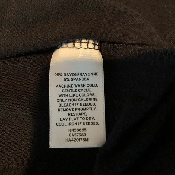 HALOGEN ASYMMETRICAL LONG SLEEVE TOP BLACK SIZE SMALL - Picture 8 of 10